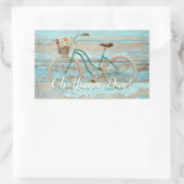 Sticker à vélo vintage Oh Happy Day Aqua (Sac)