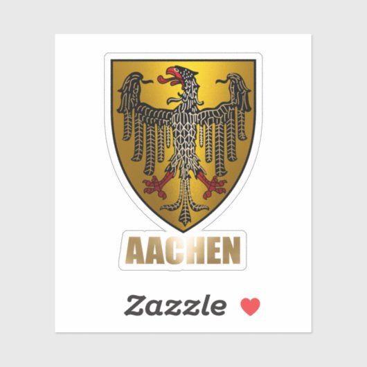 Sticker Aachen (Feuille)