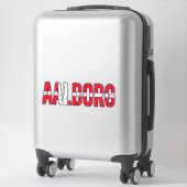 Sticker Aalborg, Danemark (Sur valise)