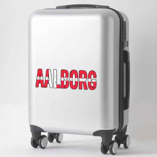 Sticker Aalborg, Danemark (Sur valise)