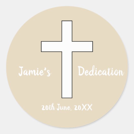 Sticker Aangepaste aanduiding (Voorkant)