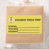 Sticker Aangepaste naam schoolveldreis (Insitu)