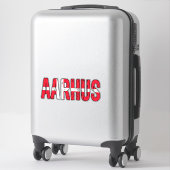 Sticker Aarhus Danemark (Sur valise)