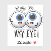 Sticker Aay Eye Funny AI Pun (Feuille)