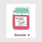 Sticker ABA Est Mon Jam, Analyse Comportement Appliqué Cad (Feuille)