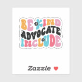 Sticker ABA Therapist, Sensibilisation sur l'autisme, TDAH (Feuille)