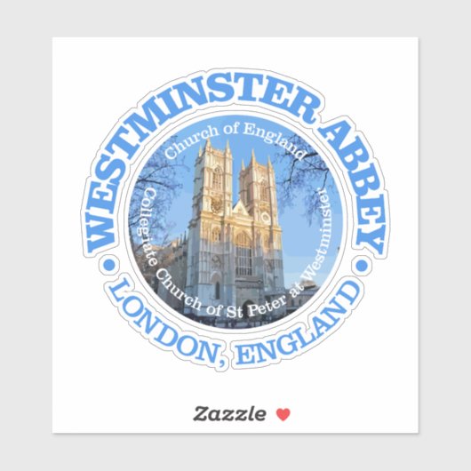 Sticker Abbaye de Westminster (Feuille)