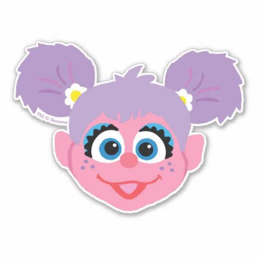 Sticker Abby Cadabby | Face de fleurs (Devant)