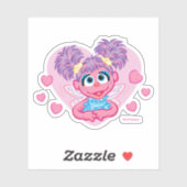 Sticker Abby Cadabby Valentine Hearts Graphisme (Feuille)