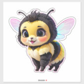 Sticker Abee mignonne (Feuille)