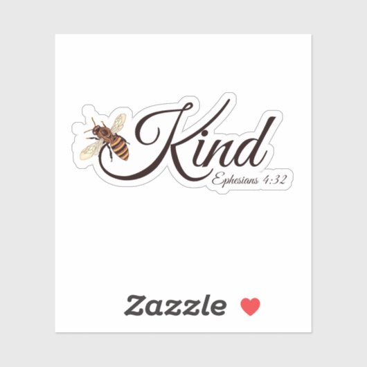 Sticker Abeille (Feuille)