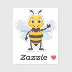 Sticker abeille européenne
