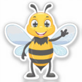 Sticker abeille européenne (Recto)