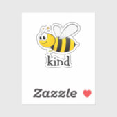 Sticker Abeille mignonne (Feuille)