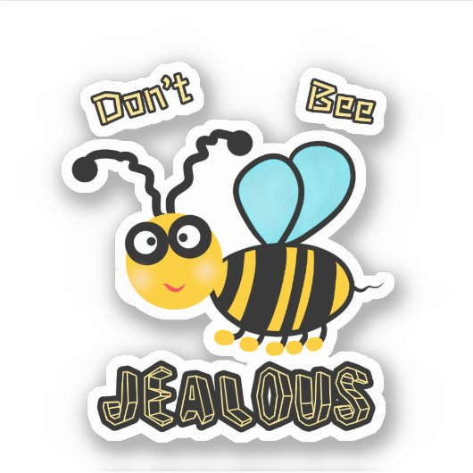 Sticker Abeille mignonne (Devant)
