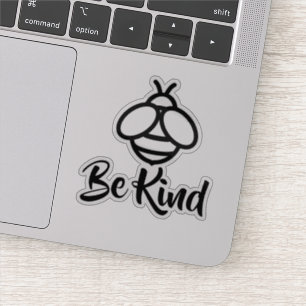Sticker Abeille Soyez gentil Soyez gentil amour Abeill