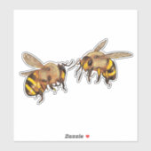 Sticker Abeilles (Feuille)