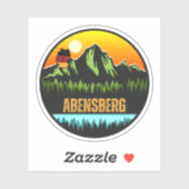 Sticker Abensberg, Allemagne (Feuille)
