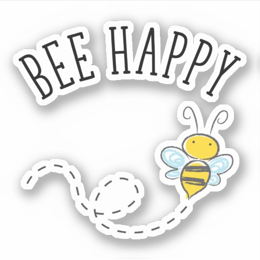 Sticker Abey Happy (Devant)