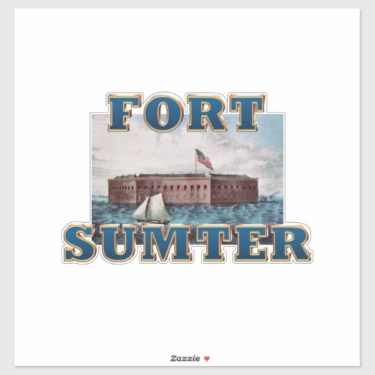 Sticker ABH Fort Sumter (Feuille)