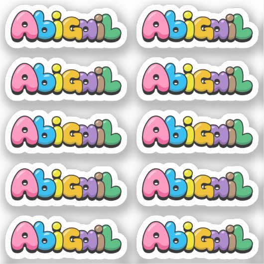 Sticker Abigail (Recto)