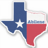 Sticker Abilene Texas (Devant)