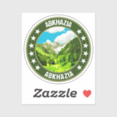 Sticker Abkhasia (Feuille)
