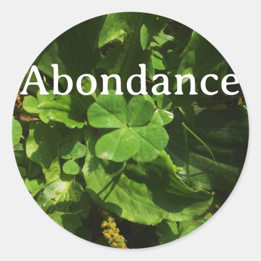 Sticker Abondance (Voorkant)