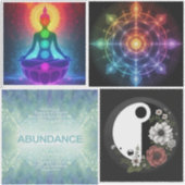 Sticker Abondance et équilibre (Devant)