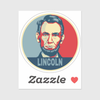 Sticker Abraham Lincoln USA Président Hope Style