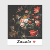 Sticker Abraham Mignon Le Bouquet Renversé. Floral (Feuille)