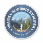 Sticker Absaroka-Beartooth sauvage (Devant)