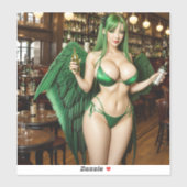 Sticker Absinthe Green Fairy (Feuille)