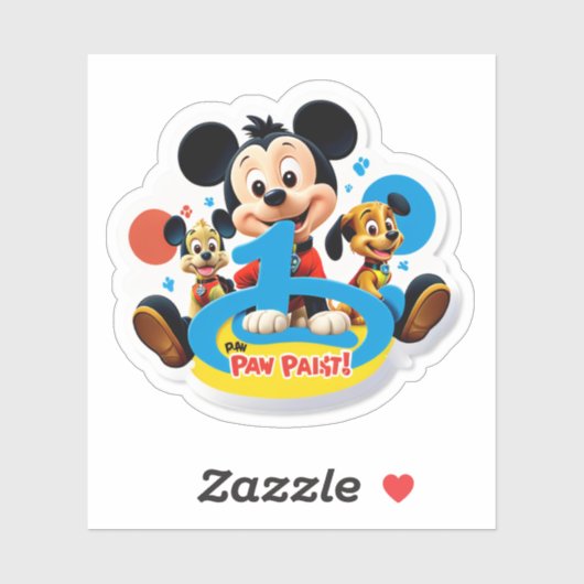 Sticker Absolument 1 Aujourd'hui ! (Feuille)