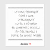 Sticker absolument vrai (Feuille)