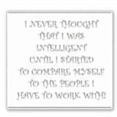 Sticker absolument vrai (Devant)