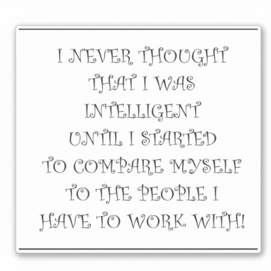 Sticker absolument vrai (Devant)