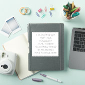 Sticker absolument vrai (Couverture iPad)