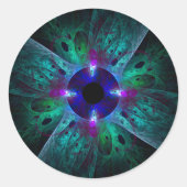 Sticker Abstrait Art Round (Devant)