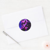 Sticker Abstrait Passions fluorescentes (Enveloppe)