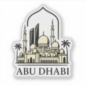 Sticker Abu Dhabi (Devant)