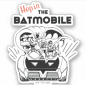 Sticker Accéder au Batmobile (Devant)