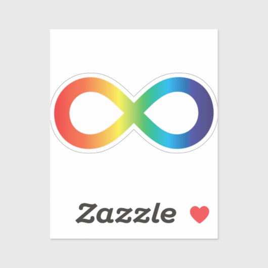 Sticker Acceptation de la Sensibilisation sur l'autisme de (Feuille)