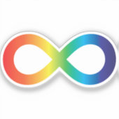 Sticker Acceptation de la Sensibilisation sur l'autisme de (Recto)