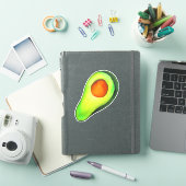 Sticker Accro à l'avocat vert mignon art (Couverture iPad)