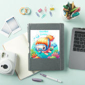 Sticker Accro du snorkeling (Couverture iPad)