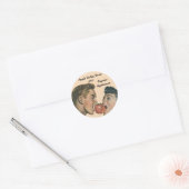 Sticker Accueil Canning Jar Apple Applesauce Retro (Enveloppe)
