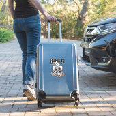Sticker Accueil est où se trouve mon Beagle Design de chie (Valise Insitu)