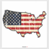 Sticker Accueil - États-Unis (Feuille)