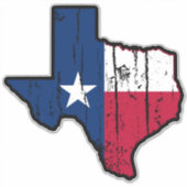 Sticker Accueil - Texas (Devant)